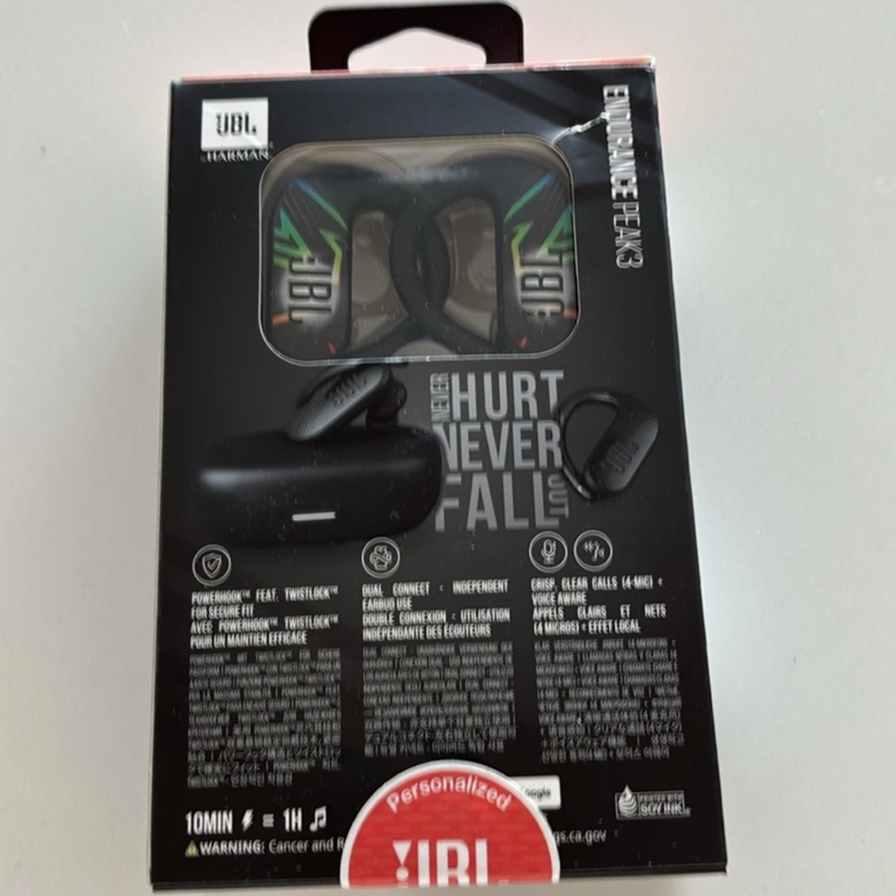 JBL Endurance peak 3 wireless earbuds - Picture 7 of 8